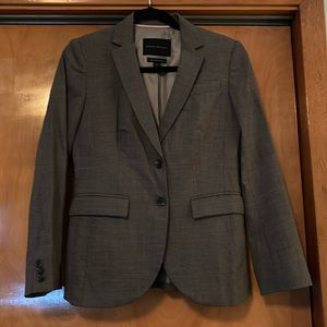 🩶 Banana Republic grey stretch wool suit size 4